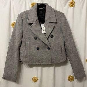 NWT Dynamite cropped peacoat jacket